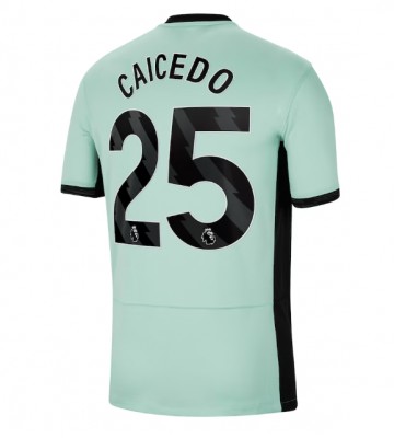 Chelsea Moises Caicedo #25 Tredje trøje 2023-24 Kort ærmer